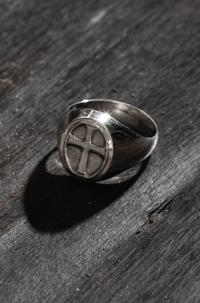 The Pope Silver Cross Ring